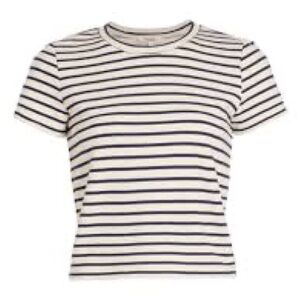 Splendid - Whitney Stripe Crop Tee - S